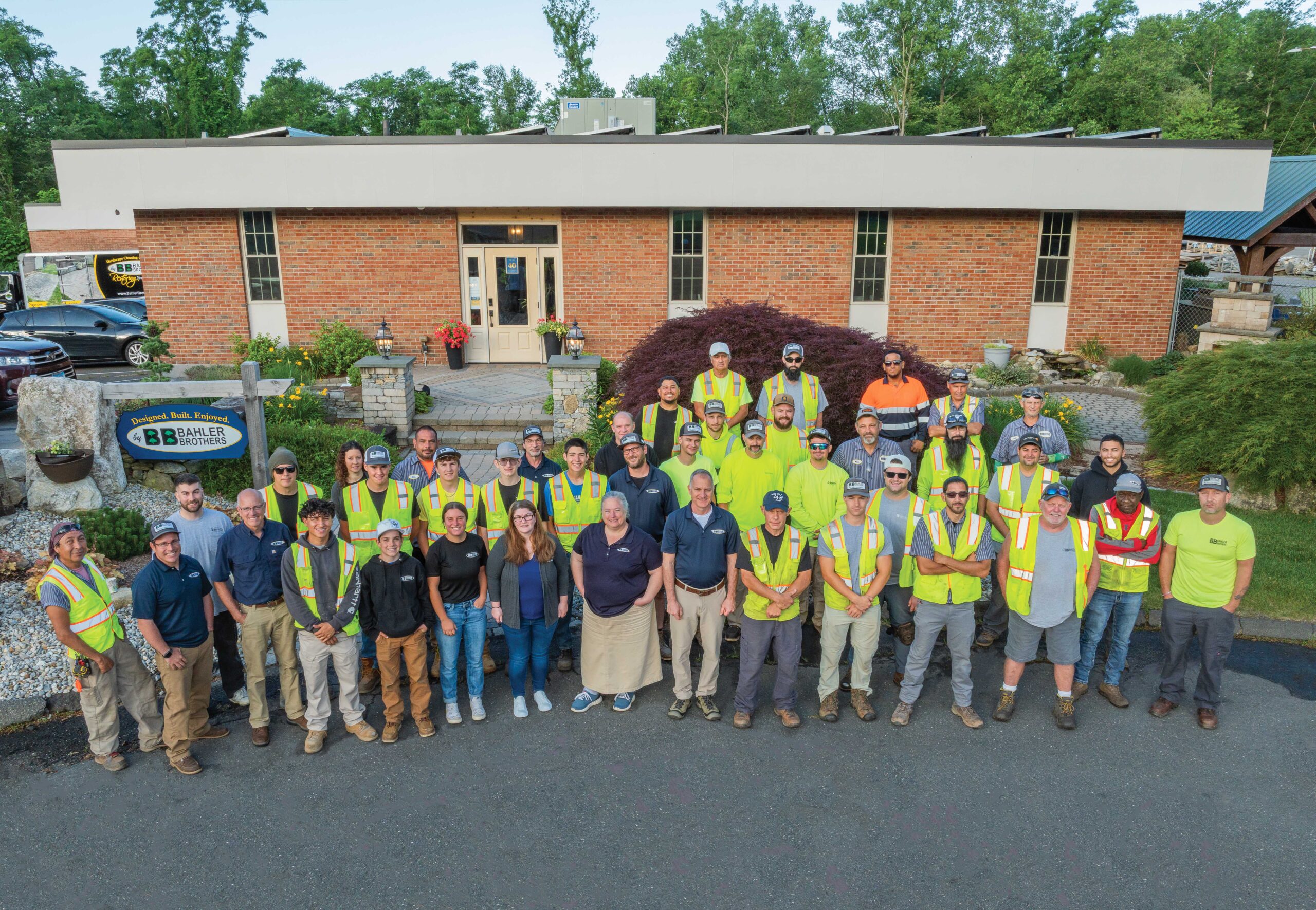 bahler brothers our team arial photograph