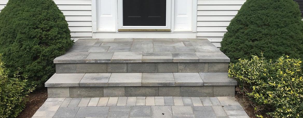 concrete step overlay smooth texture